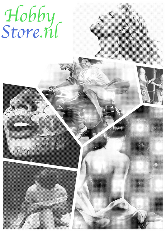 DOT Painting Portretten – Kunstzinnig Stippenwerk op Canvas