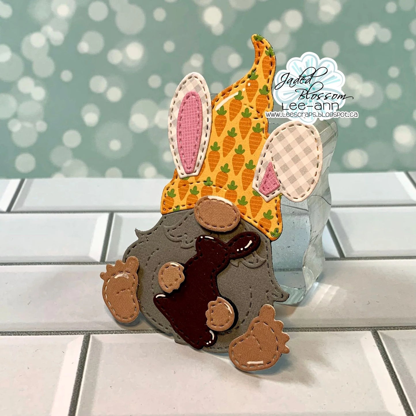 JB Collections Gnome add on snijmallen set voor creatieve kaarten en tafereeltjes - Paashaas