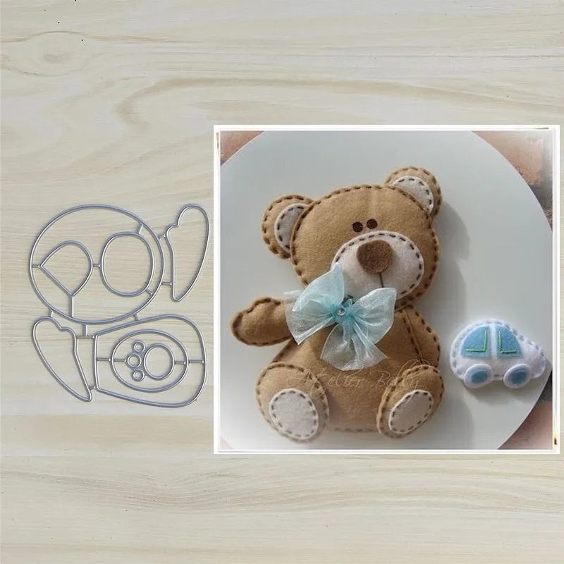 Metalen snijmal Beer - Scrapbooking en Kaarten maken