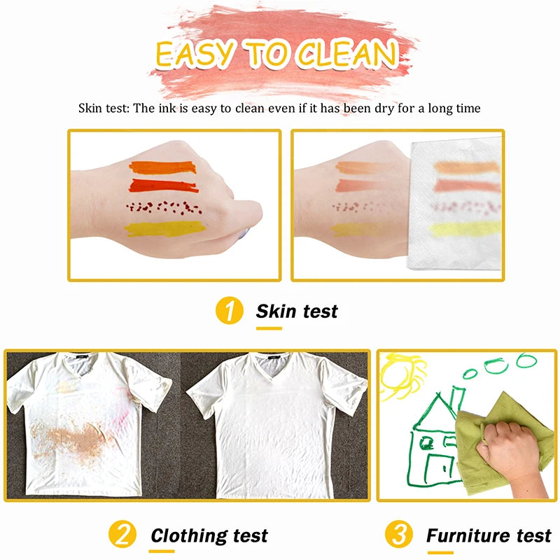 Stiften set acryl verfstiften voor keramiek, glas, hout, steen en textiel