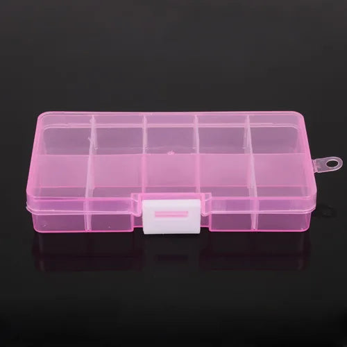 Diamond Painting Sorteer bakje transparant verstelbare opbergbox met 10 vakken