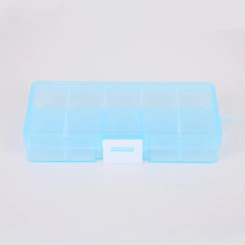 Diamond Painting Sorteer bakje transparant verstelbare opbergbox met 10 vakken