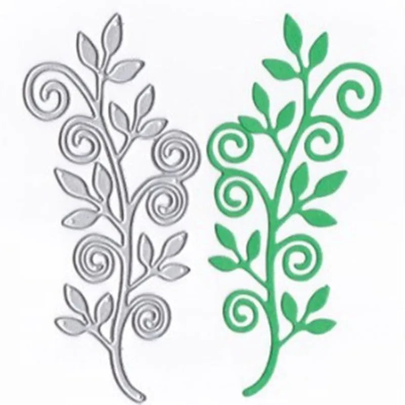 Metalen snijmal bladdecoratie – voor kaarten en scrapbooking