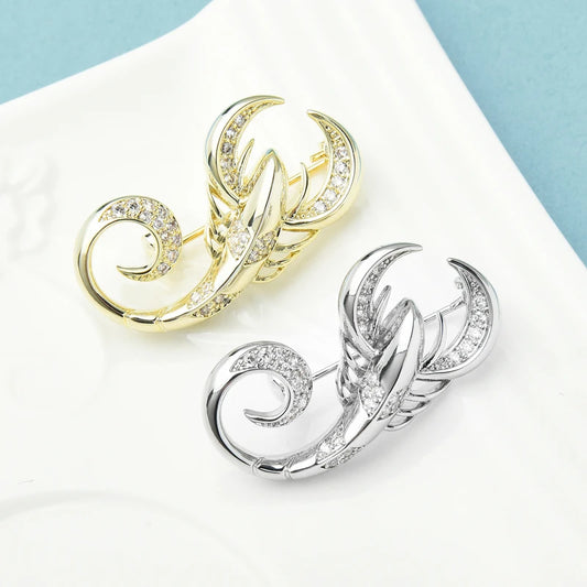 Broche Dieren | Schorpioen Broche met Glanzende Strass Steentjes
