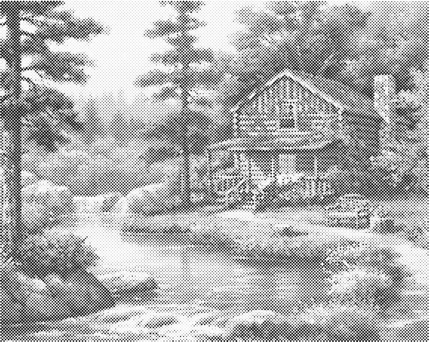 DOT Painting Landschappen - Voorbedrukt Canvas (40x50 cm of 60x75 cm)