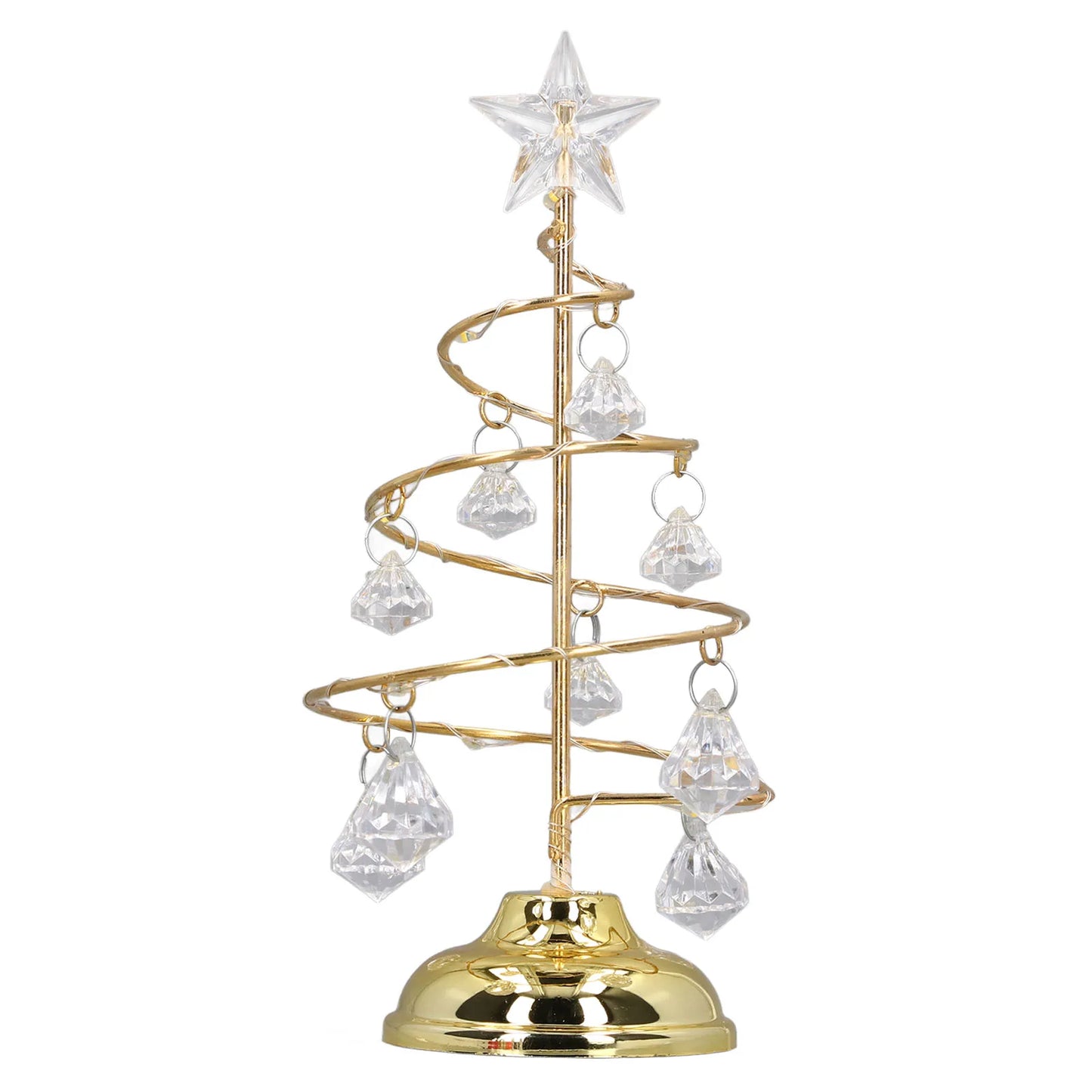 Kerst lamp kristallen kerstboom met LED verlichting voor sfeervolle decoratie
