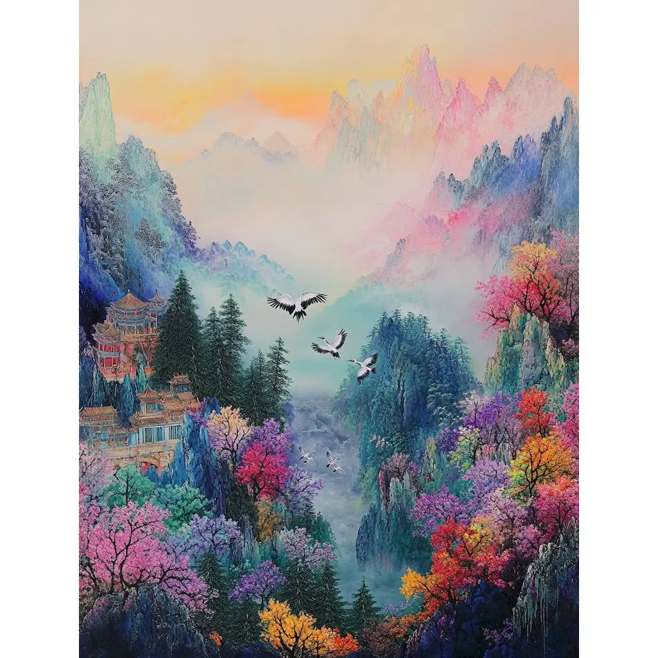 Schilderen op nummer - Diverse landschappen (keuze uit 15 afbeeldingen)