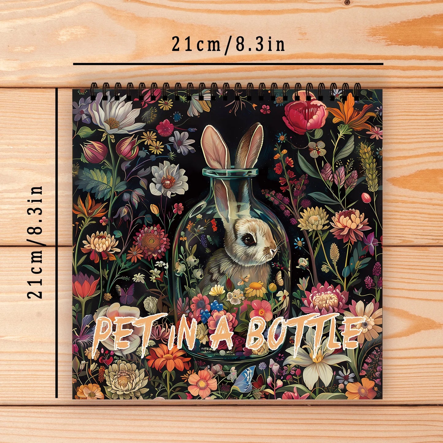 Kleurboek voor volwassenen – 30 rustgevende tekenpagina’s op dik papier - Pet in a bottle