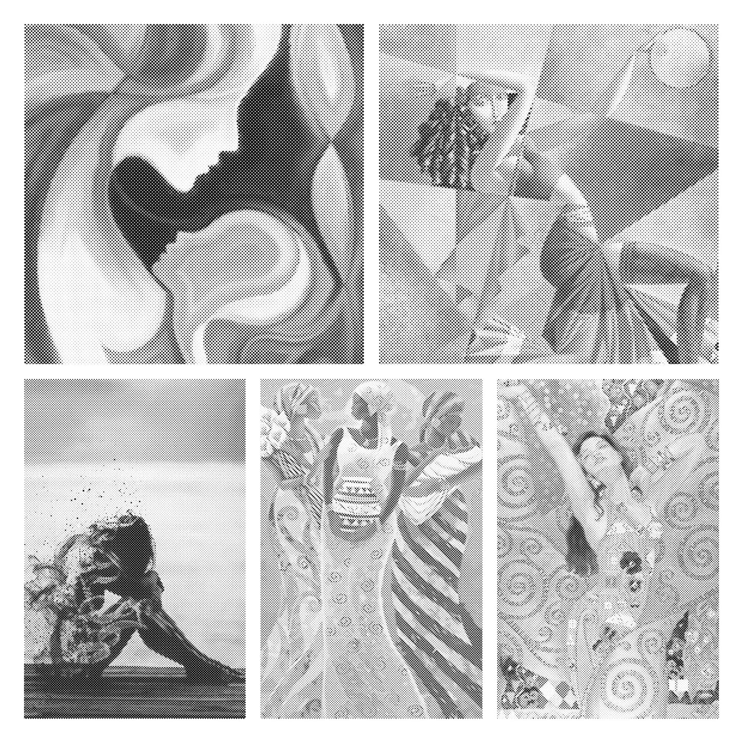 DOT Painting 30x40cm - Abstracte Stippelkunst in Één Kleur