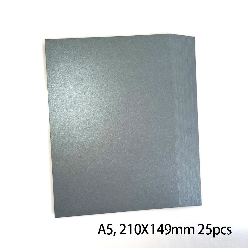 25 kleuren glanzend knutselpapier A5 - 250g voor DIY & scrapbooking