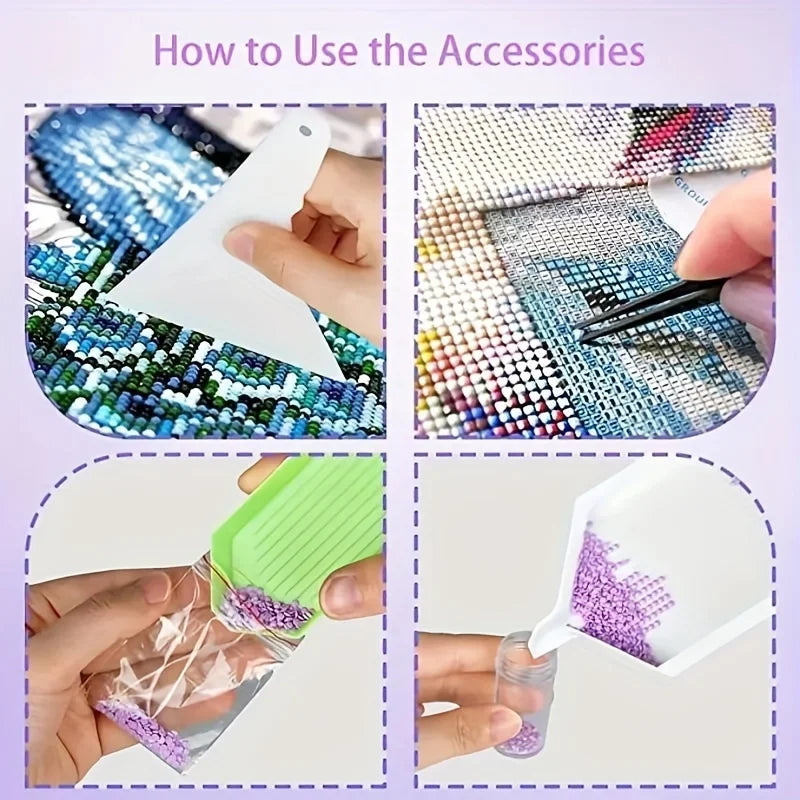 Diamond Painting Tools complete accessoireset 29-delig voor precisiewerk