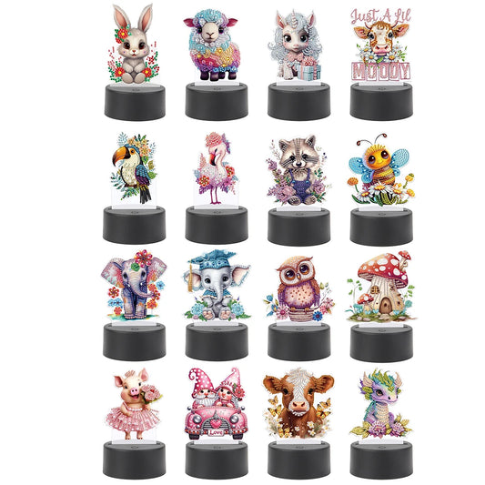 Diamond Painting Lamp Dubbelzijdige LED Nachtlamp van Acryl