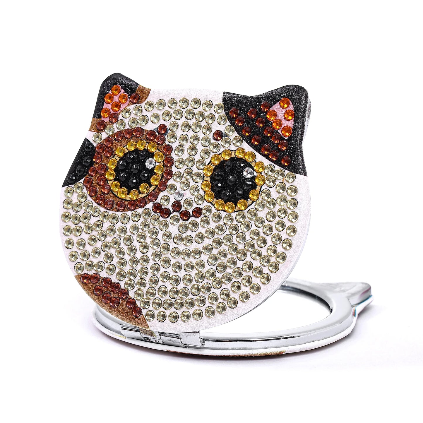 Diamond Painting Spiegel Katten Compacte Opvouwbare Make-up Spiegel