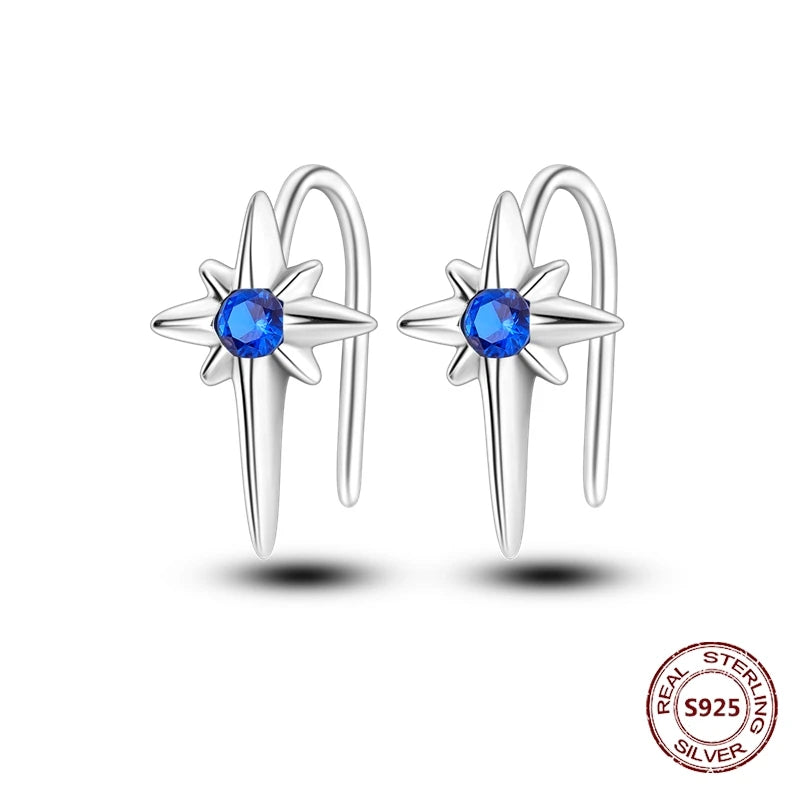 Oorbellen met Ster en Maan – Blauwe Vlinder en Olifant Design