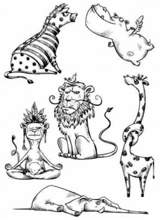 Stempel Transparante Silicone Dierenvormen voor Scrapbooking en Kaarten