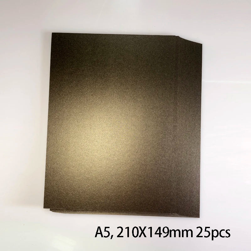 25 kleuren glanzend knutselpapier A5 - 250g voor DIY & scrapbooking