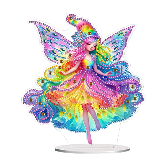 Diamond Painting Tafelornament Koraal Parel Acryl Tafeldecoratie - Elfje 1