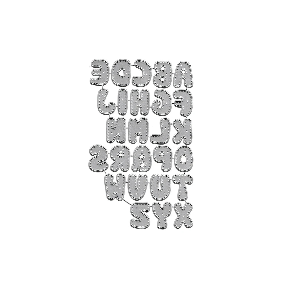 Metalen snijmal - Creatieve letters en cijfers voor scrapbooking