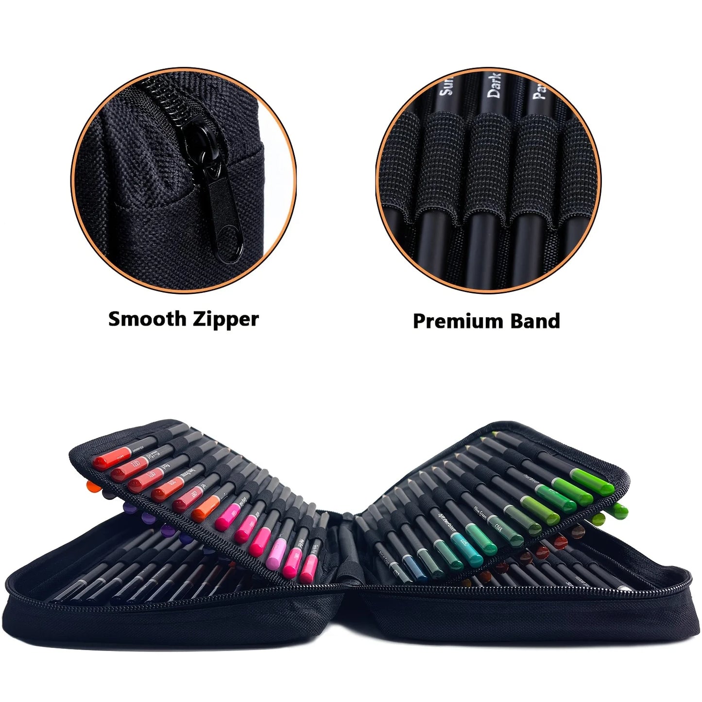 Kleurpotloden set – 72 professionele oliepotloden voor kleuren & schetsen