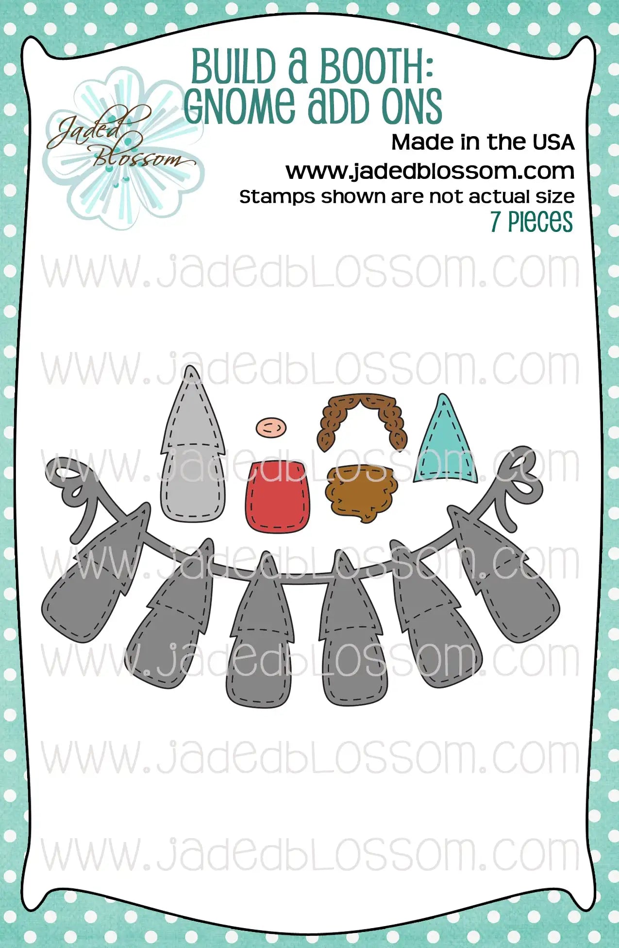 JB Collections Gnome add on snijmallen set – uitbreiding voor Build a Booth