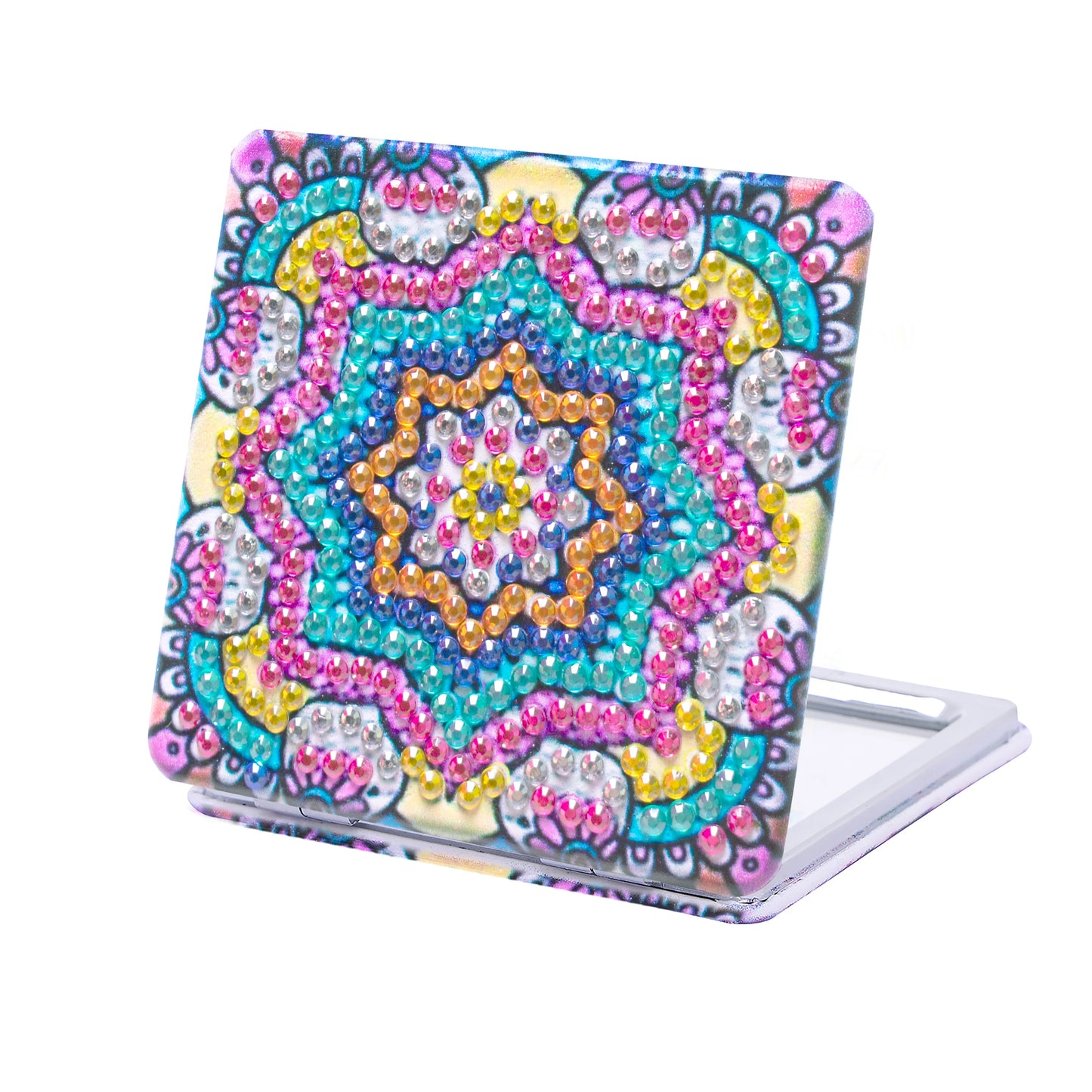 Diamond Painting Make-up spiegel Mandala Bloem Dubbelzijdig