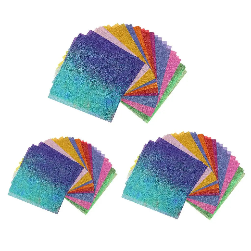 50 Vellen Parelmoer Origamipapier – Kleurrijk en Creatief