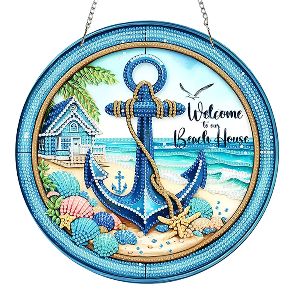 Diamond Painting Hangend Ornament Dubbelzijdige Wanddecoratie Set - LG63
