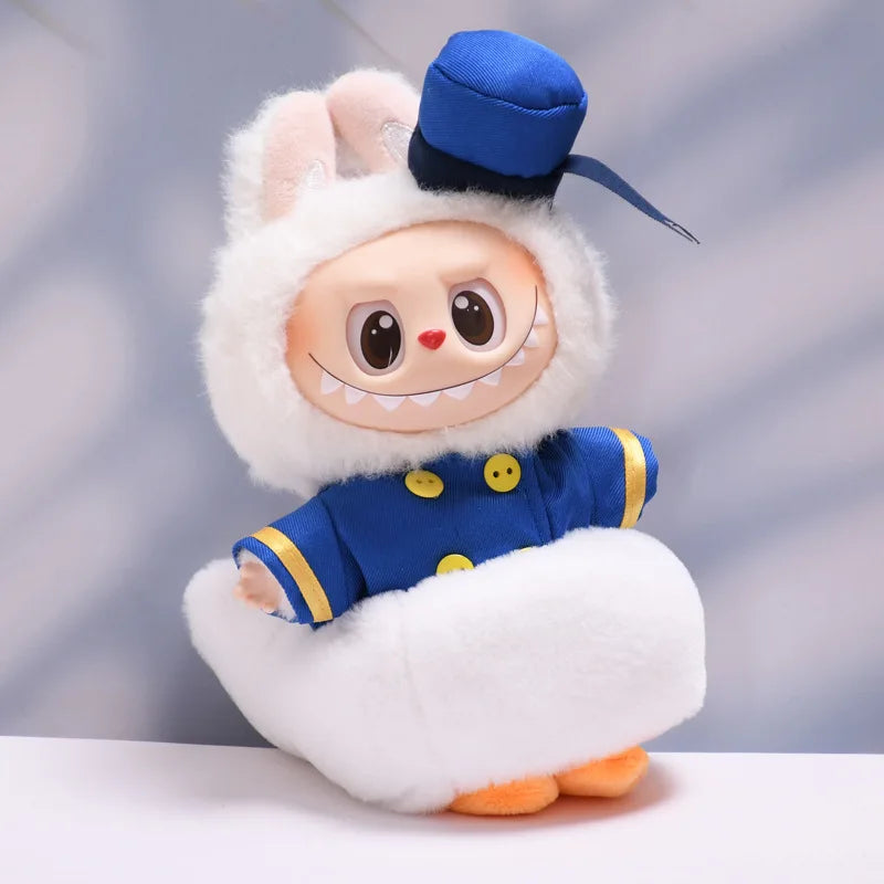 Kleding voor Labubu poppen – Outfit set voor 15/17 cm knuffelpoppen