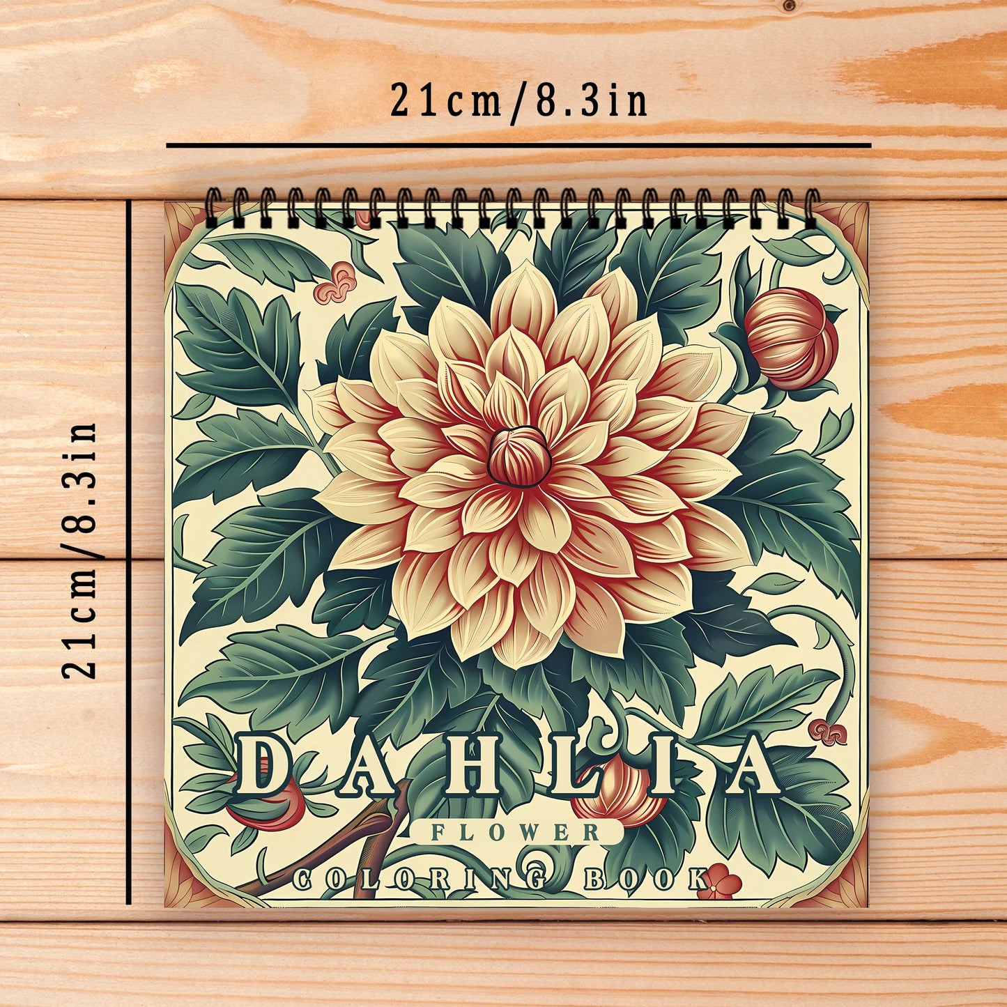 Kleurboek voor volwassenen en tieners – Spiraalontwerp met dik papier voor ontspanning en creativiteit