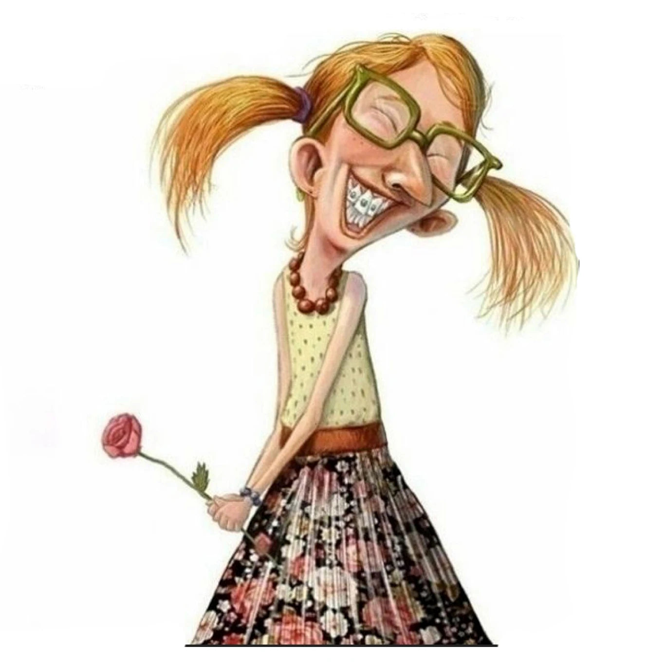 Stempel met snijmal optie - Meisjesfiguur Transparant Rubber
