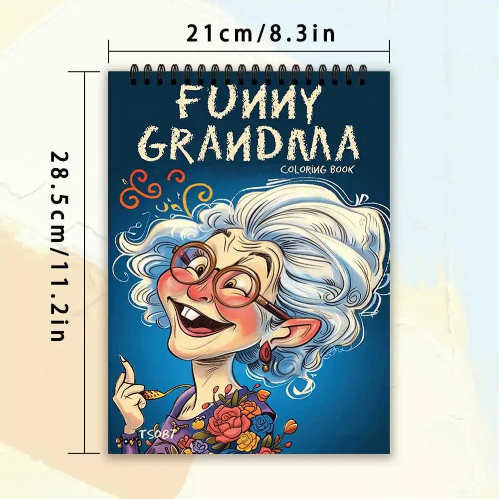 Kleurboek voor volwassenen – 30 Pagina’s met Humor & Ontspanning