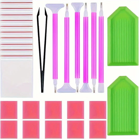 Diamond Painting Tools complete accessoireset 29-delig voor precisiewerk
