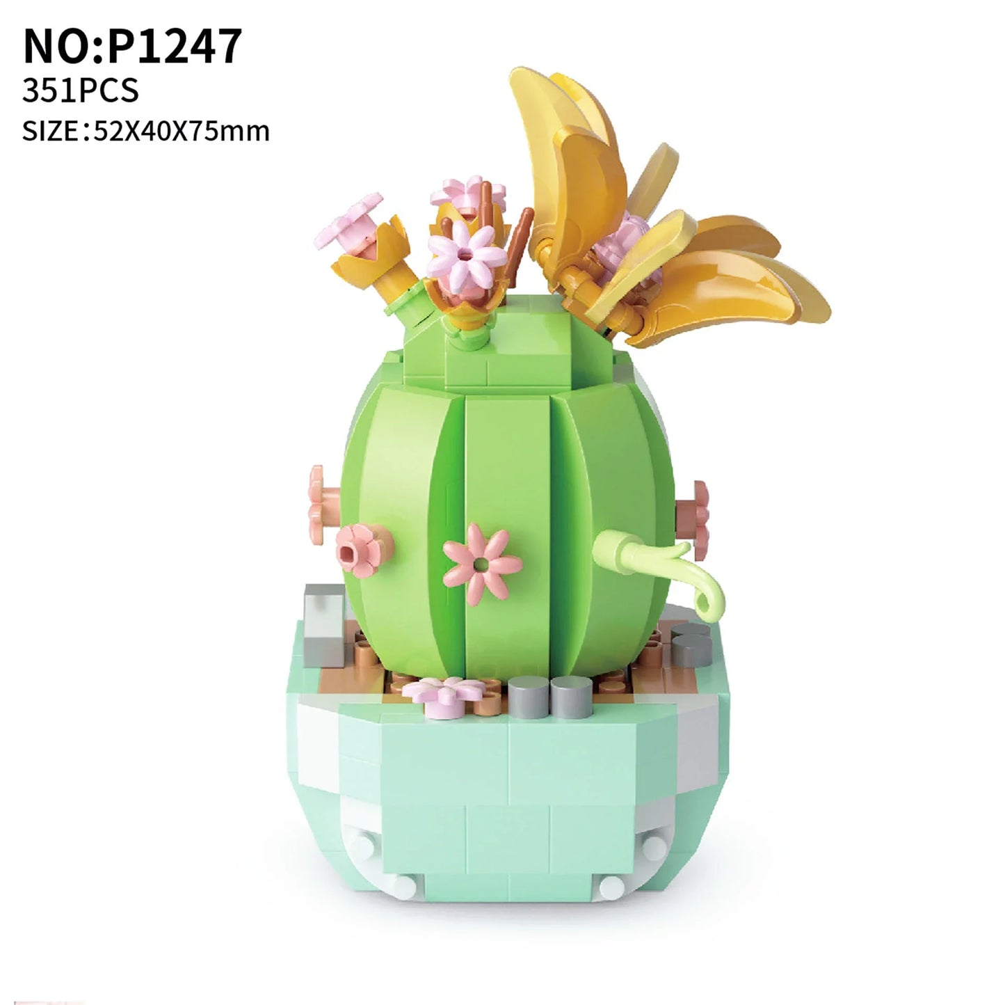 Bouwpakket Bloemenboeket met Rozen – Creatieve Bloemen Bouwstenen Set