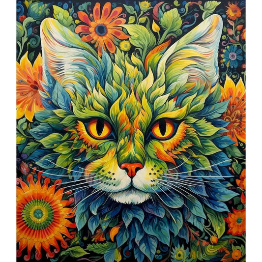 Diamond Painting Dieren Volledige Ronde Steentjes 30x40cm - Kat 7