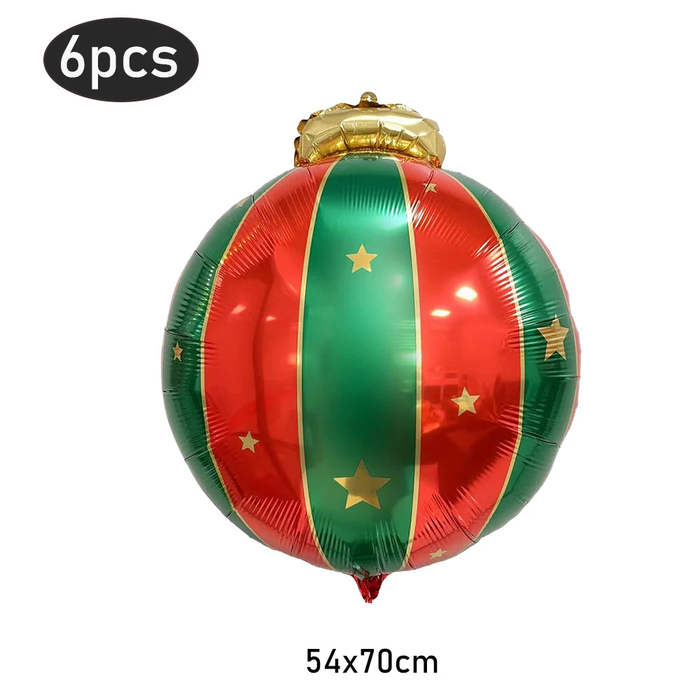 Opblaasbare kerst snoepstok en lolly folieballonnen set – feestdecoratie