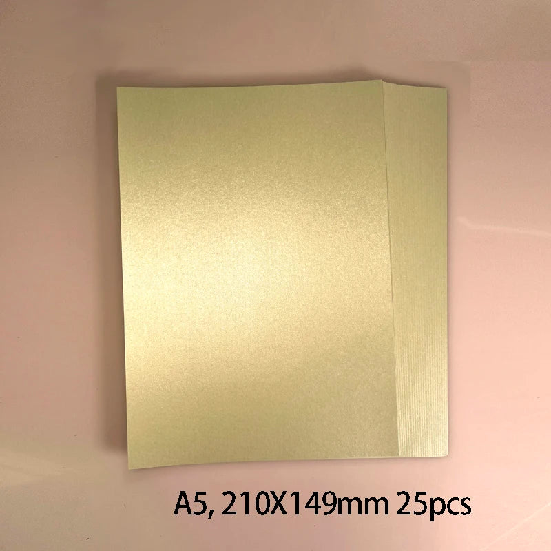 25 kleuren glanzend knutselpapier A5 - 250g voor DIY & scrapbooking