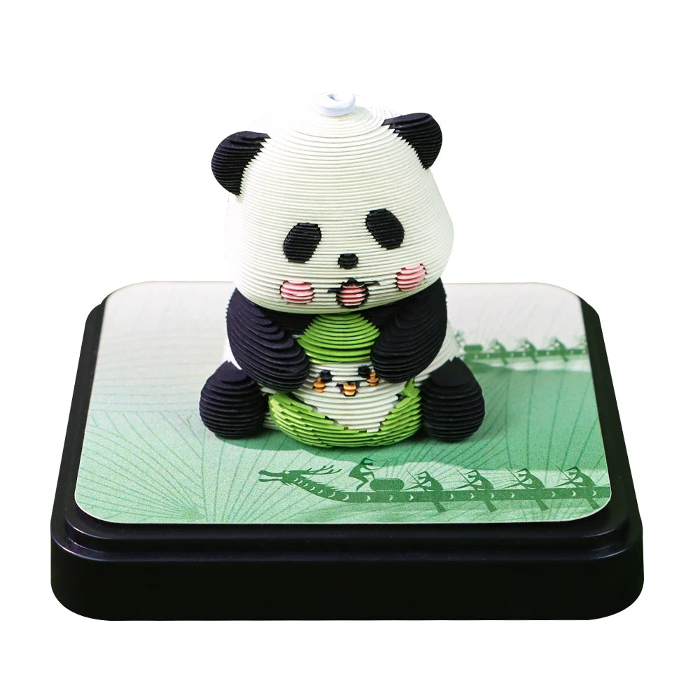 3D Papier Sculptuur Tafelkalender 2026 Notitie Ornament Cadeau Decoratie