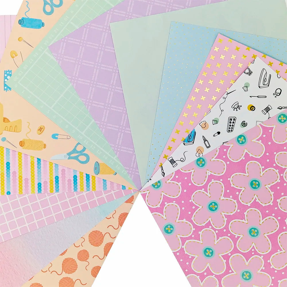Scrapbook Papier 20 Vellen - 20 Designs - 203x203mm