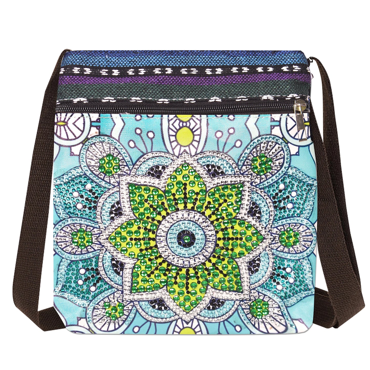 Diamond Painting Tas Mandala Schoudertas met Rits en Hengsel