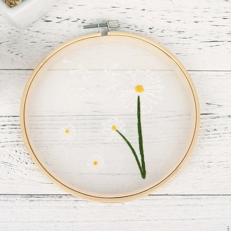 Borduurpakket Rond – Bloemen en Planten Patroon voor Beginners