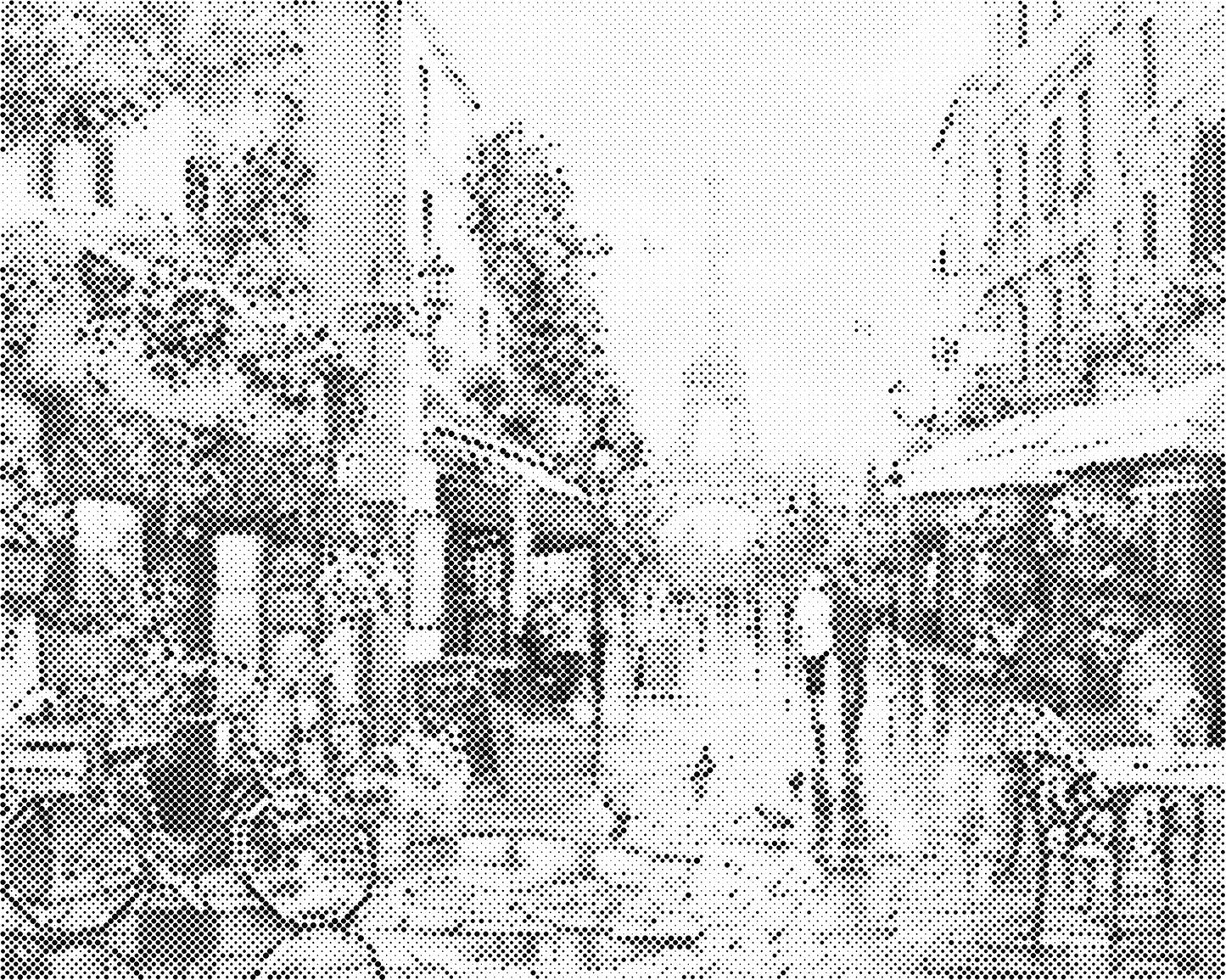 DOT Painting op canvas – Een Kleur Stippen Schilderij 40x50cm of 60x75cm - WD-l0192