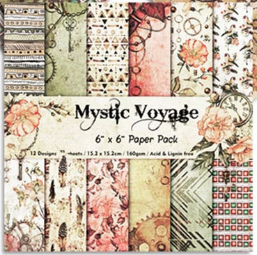 Papier voor kaarten maken en scrapbook met rozenpatroon