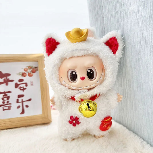 Kleding voor Labubu poppen – Outfit set voor 15/17 cm knuffelpoppen