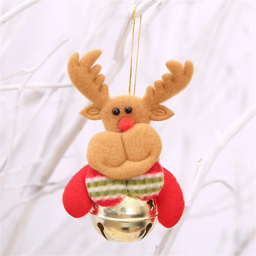 Kerstbel pop hanger – sfeervolle kerstboomversiering met bel