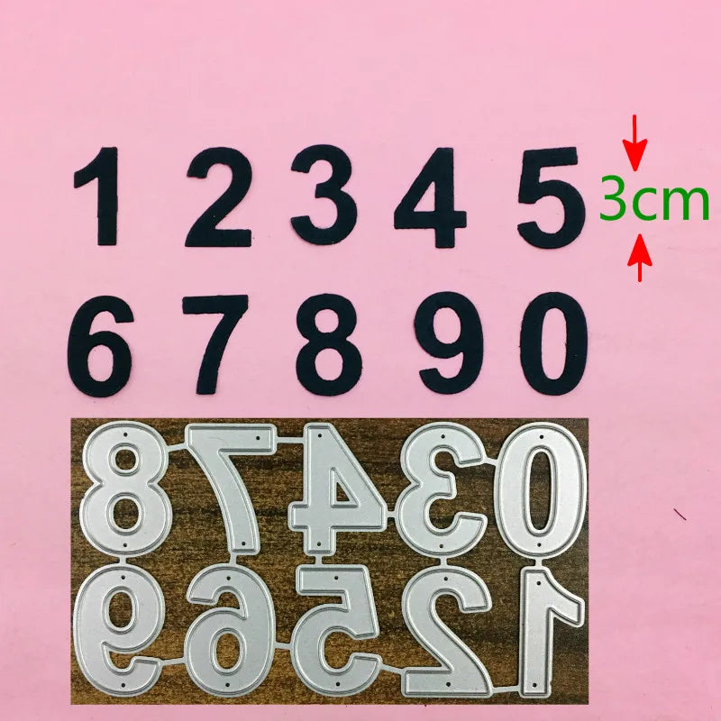 Metalen snijmal Bloem Letter voor scrapbooking en kaarten