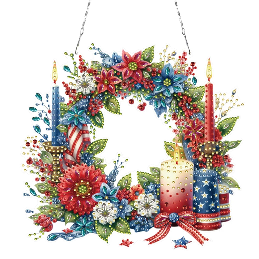 Diamond Painting Hangend ornament Independence Day