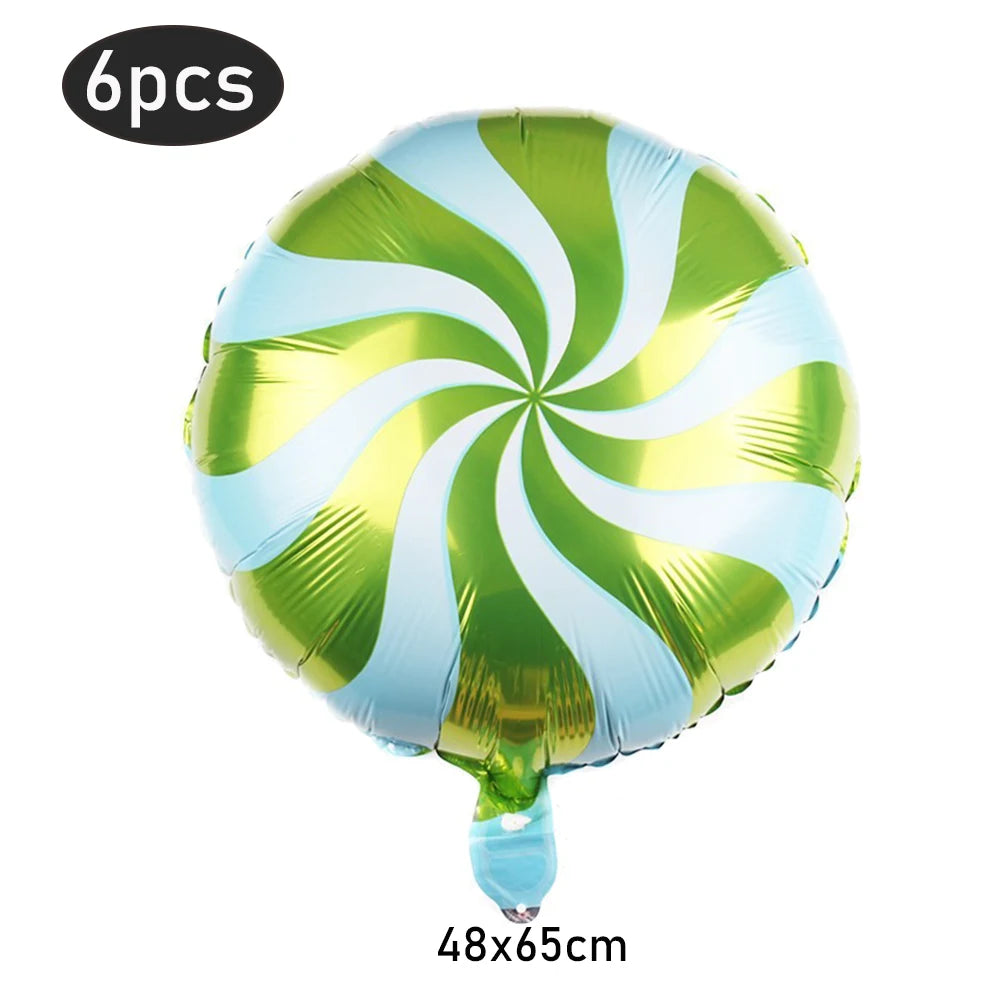 Opblaasbare kerst snoepstok en lolly folieballonnen set – feestdecoratie