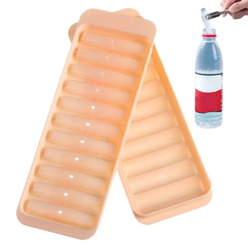 IJsblokjesvorm lange staafjes met deksel voor gekoelde drankjes in fles