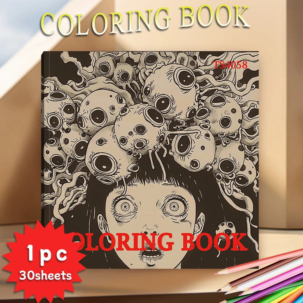 Kleurboek voor volwassenen – 30 unieke patronen, 21x21 cm