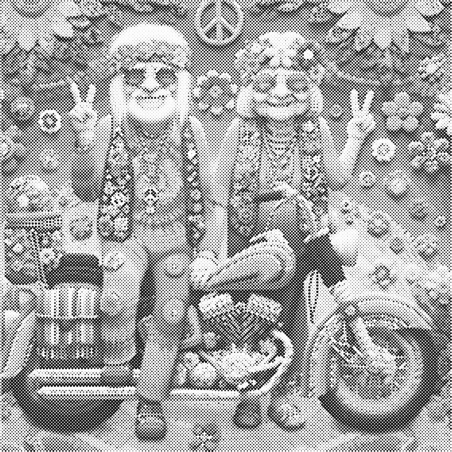 DOT Painting - Gekke Oma's (40x40cm t/m 60x60cm) – Met of zonder stiften